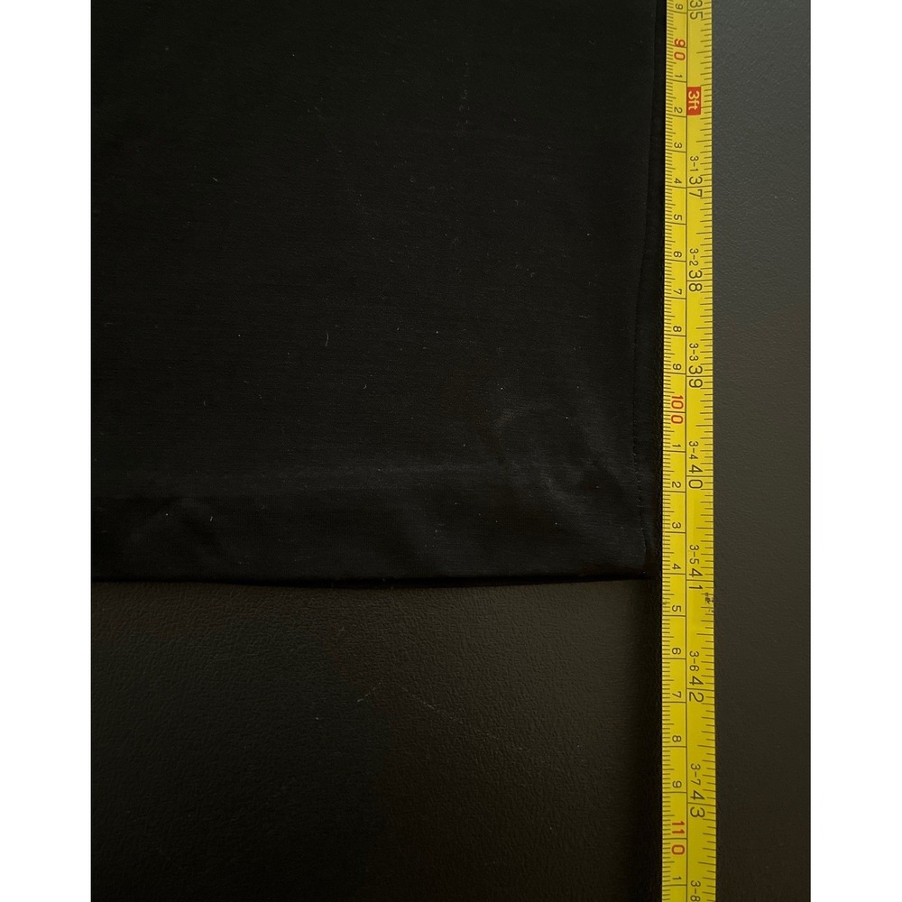 Chico's Black Jumpsuit Women's 1.5 Wide Leg Draped Strapless Removable Straps - Picture 8 of 9